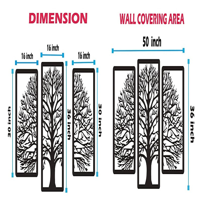 Laser Cut Hanging Tree Wall Decor - waseeh.com