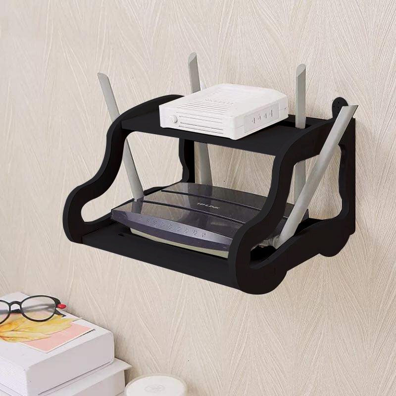Double Layer Wall Mounted Lounge Living Room Floating Shelve Stand - waseeh.com