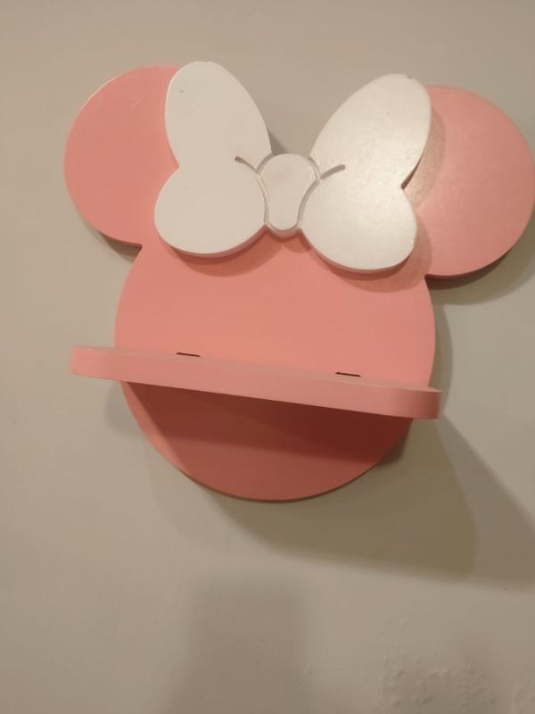Minnie Mouse Kids Bedroom Floating Shelve Decor