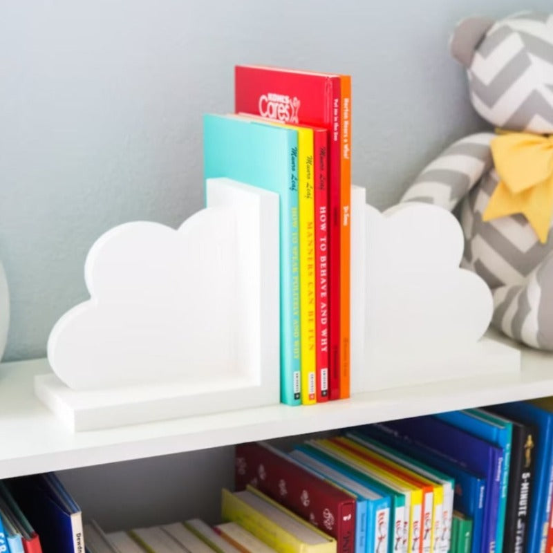 Cloudy Organizer Bookends Decor (Pack of 2) - waseeh.com