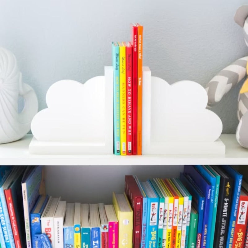 Cloudy Organizer Bookends Decor (Pack of 2) - waseeh.com